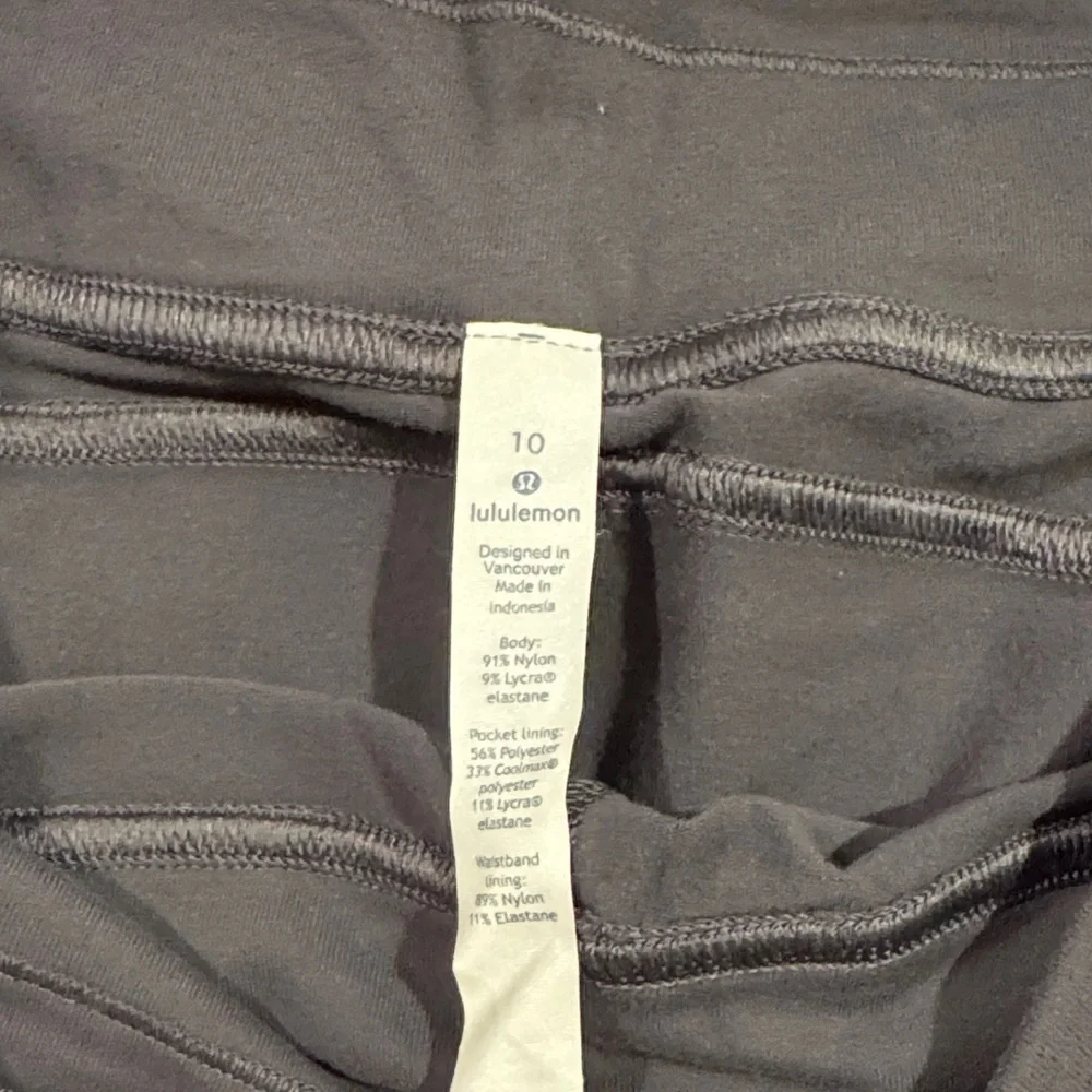 lululemon athletica Dark Charcoal Run on Jogger Sz 10